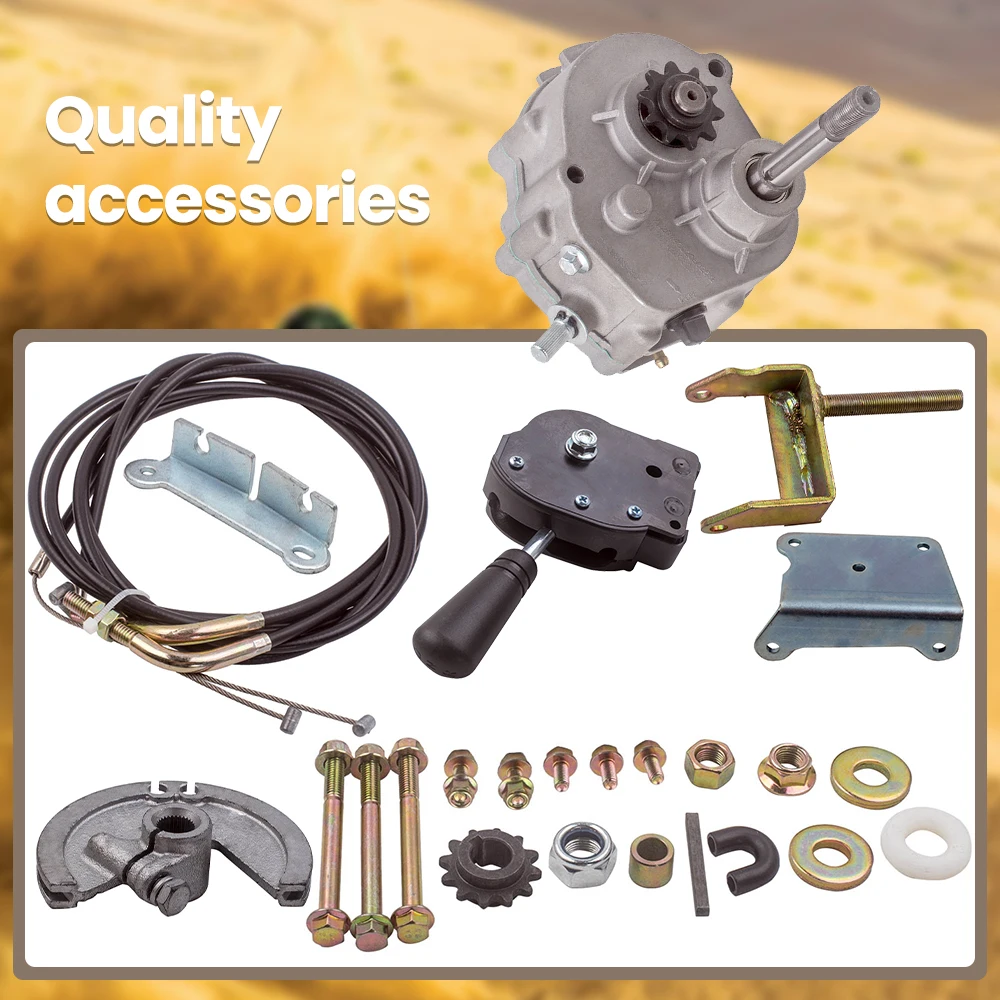 Новый прямой обратный редуктор Go Kart коробка подходит для 2HP-13HP передача двигателя