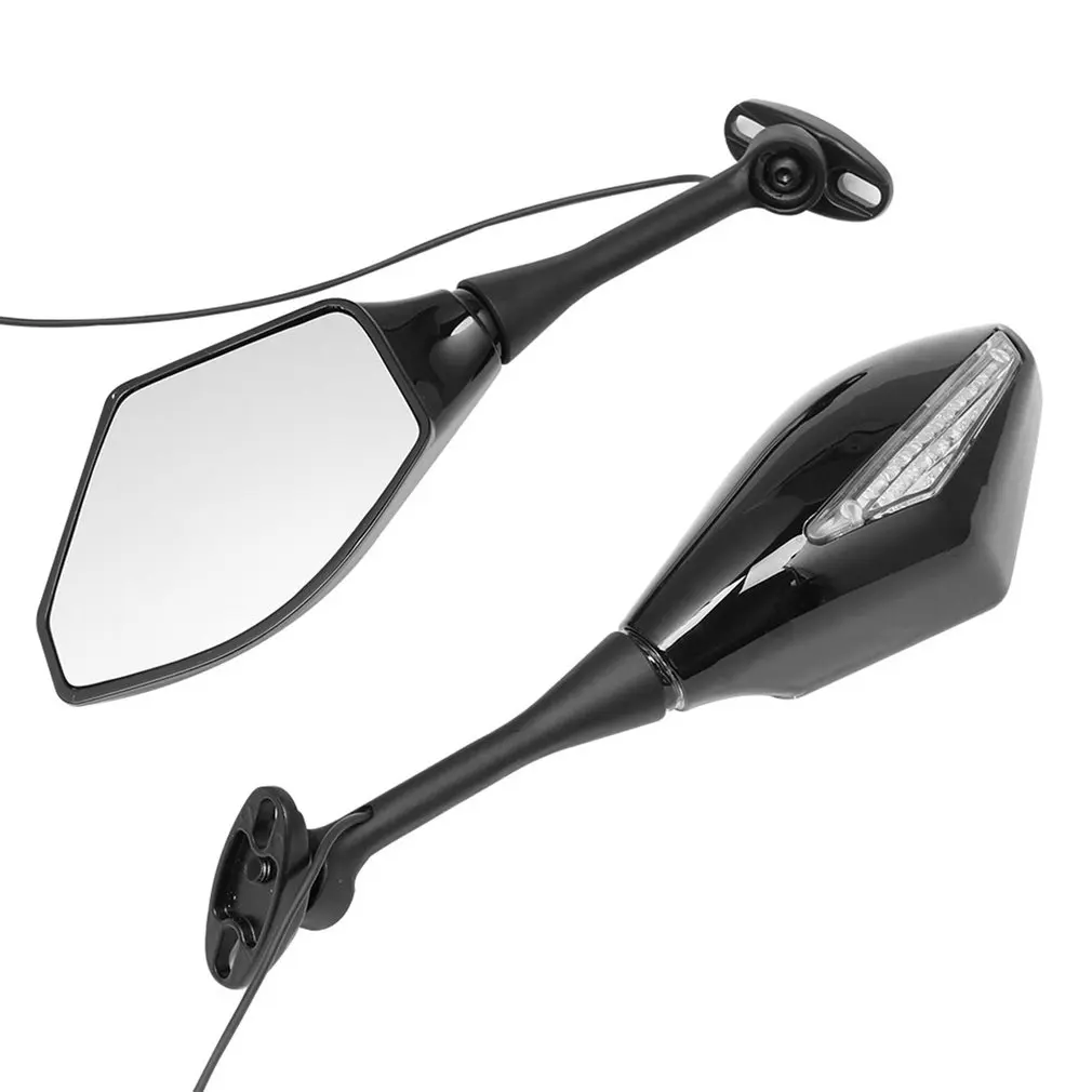 

Зеркало заднего вида мотоциклетное со светодиодсветодиодный кой, без аккумулятора