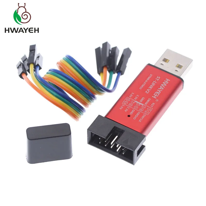 Бесплатная доставка 5 шт. ST-Link V2 stlink mini STM8STM32 STLINK симулятор загрузки