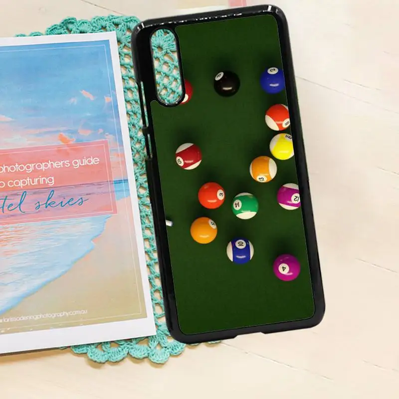 

Billiards Balls play game Phone Case PC for iPhone 11 12 pro XS MAX 8 7 6 6S Plus X 5S SE 2020 XR