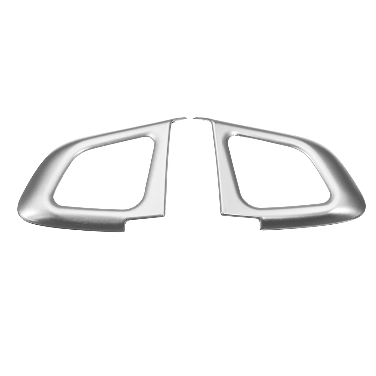 New 1Pair Car Interior Steering Wheel Button Frame Trim Cover Chrome Decoration for Range Rover Land Evoque 2012-2016 | Автомобили и