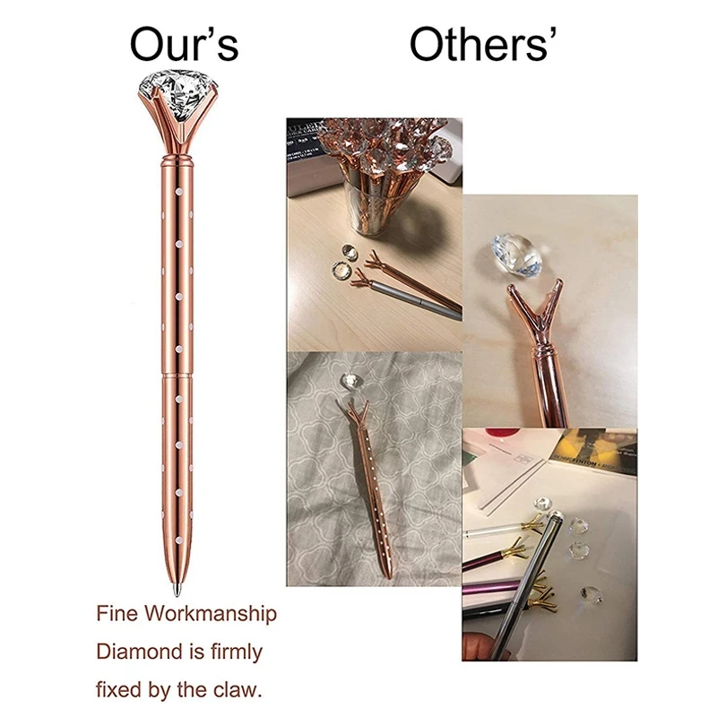 Ручки со стразами милые шариковые ручки алмазная ручка офисные принадлежности
