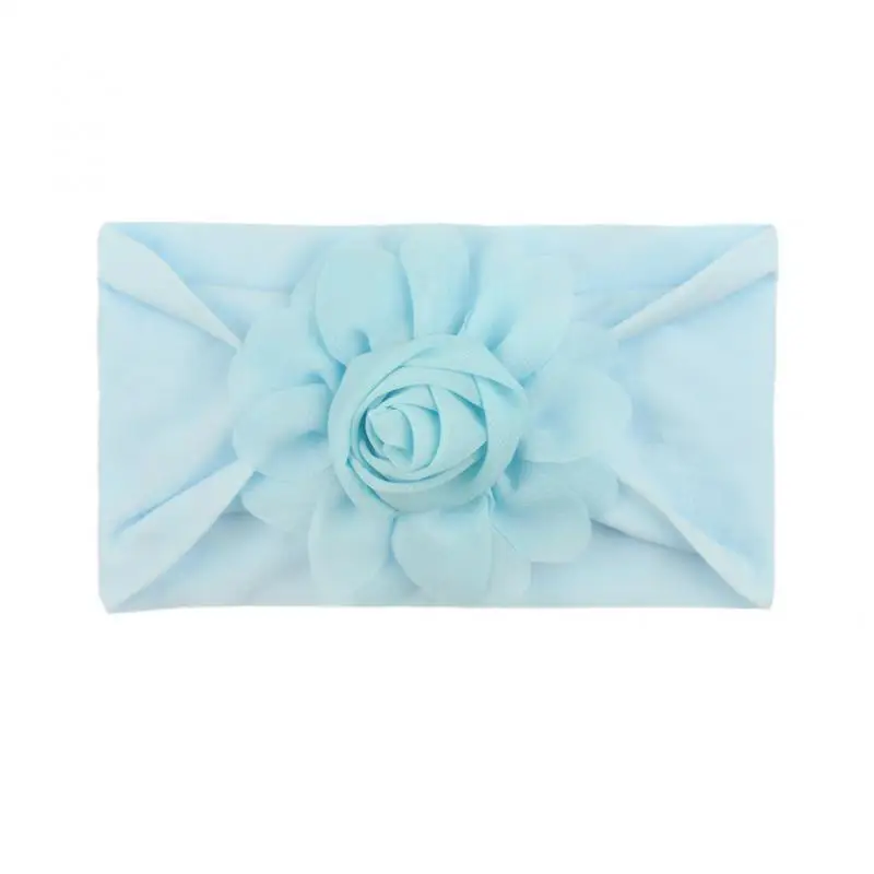 

Baby Headband Seamless Super Soft Nylon Chiffon Headband Cute Princess Hair Accessories Baby Turband Bow Turband