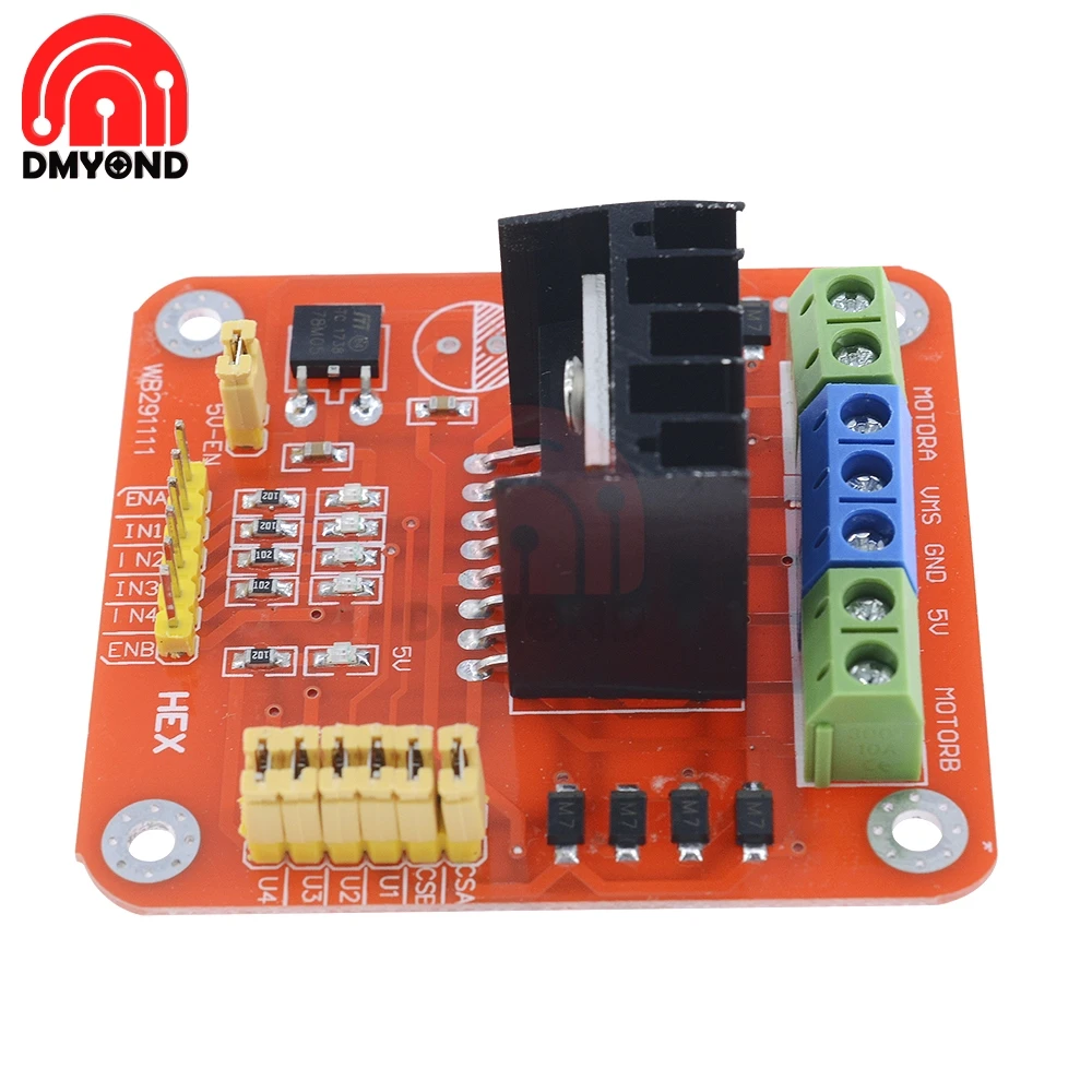 Плата драйвера двигателя постоянного тока L298N для Arduino PIC AVR двойной H-мост шаговый