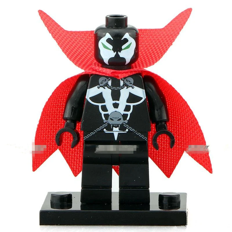 Распродажа пестрая накидка с красным плащом Al Simmons собрать супер героев модель