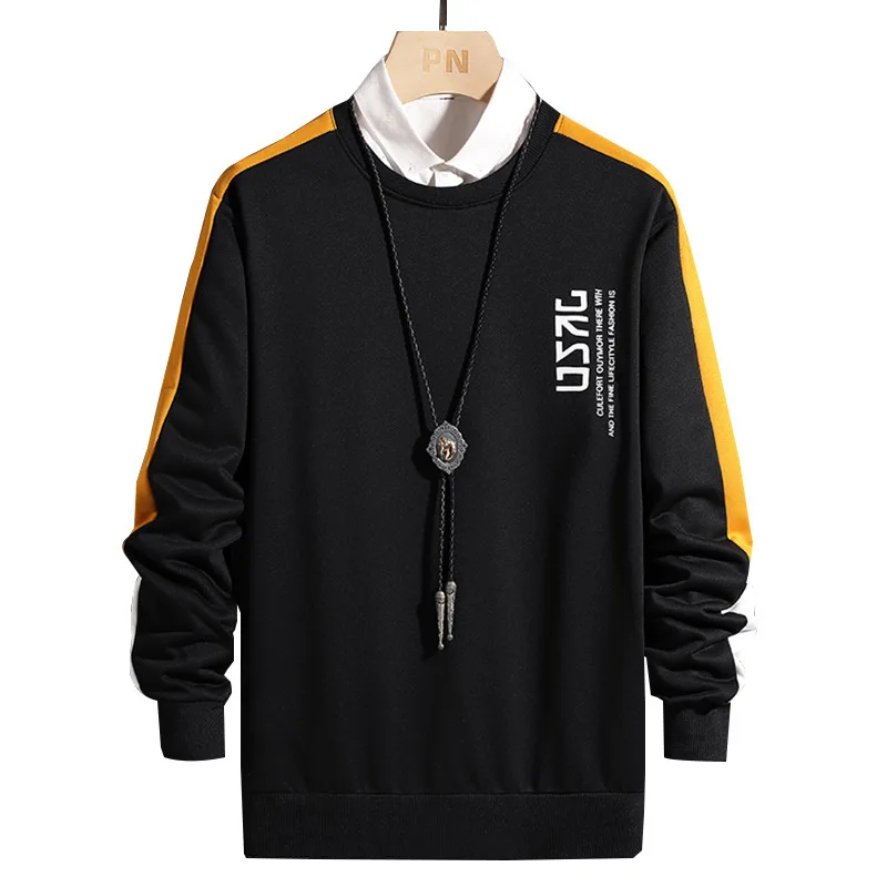 

Мужская толстовка, модные толстовки, мужские повседневные весенне-осенние брендовые Новые поступления, мужские пуловеры, свитшоты, облегаю...