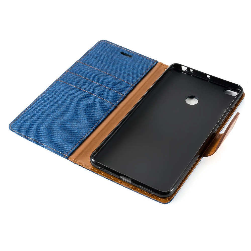 Чехол кошелек из искусственной кожи для Xiaomi Mi Max 2 чехол книжка телефона Мягкая