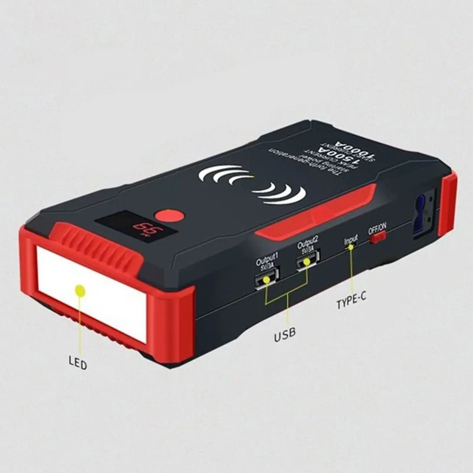 22000mah car jump starter power bank battery starter mobile phone charger portable charger emergency car battery booster free global shipping