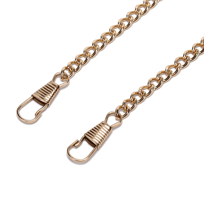 

100cm/ 120cm Handbag Metal Chains DIY Purse Chain With Buckles Shoulder Bags Straps Handbag Handles Bag Parts & Accessories
