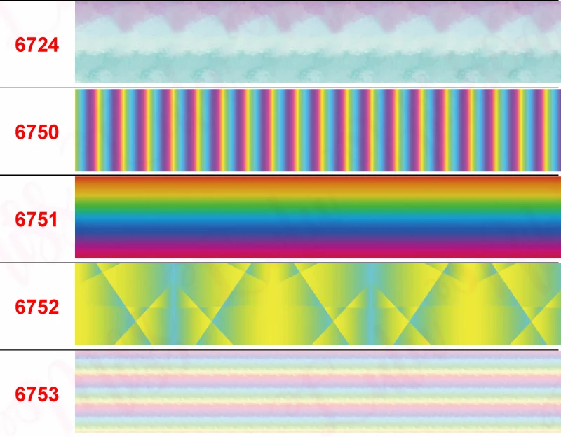 

16mm-75mm Gradient Color Series Printed Grosgrain/Foe Ribbon Rainbow Stripes DIY Festival Party Hair Bow 50yards/roll