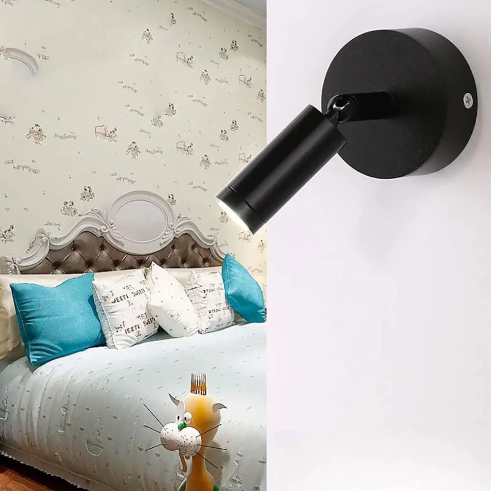 Современная светодиодная настенная лампа с гибким шлангом серебристый