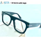 Очки IVSTA Tom TF5634 мужские с логотипом, очки в стиле стимпанк, роскошная брендовая дизайнерская оправа для очков с футляром для близорукости, большие
