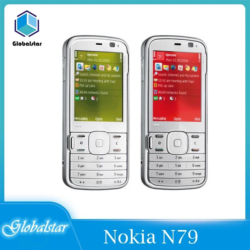 

Nokia N79 Восстановленный Оригинальный Nokia N79 3G сеть 5MP камера WIFI GPS сотовые телефоны один год гарантии Восстановленный