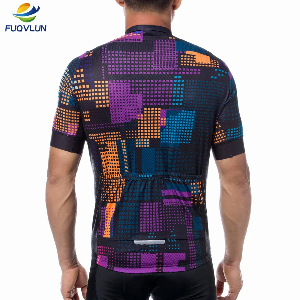 FUQVLUN 2019 Мужская велосипедная майка/испанская одежда рубашки с коротким рукавом