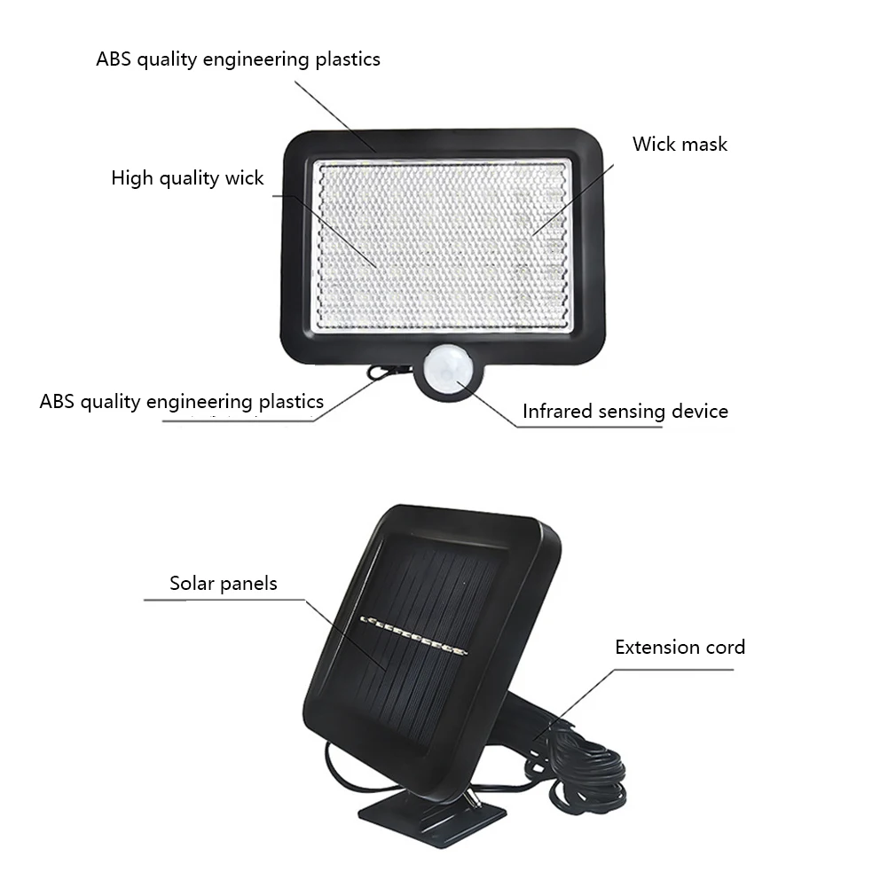 56 светодиодный светильник на солнечной батарее наружная садовая лампа украшение