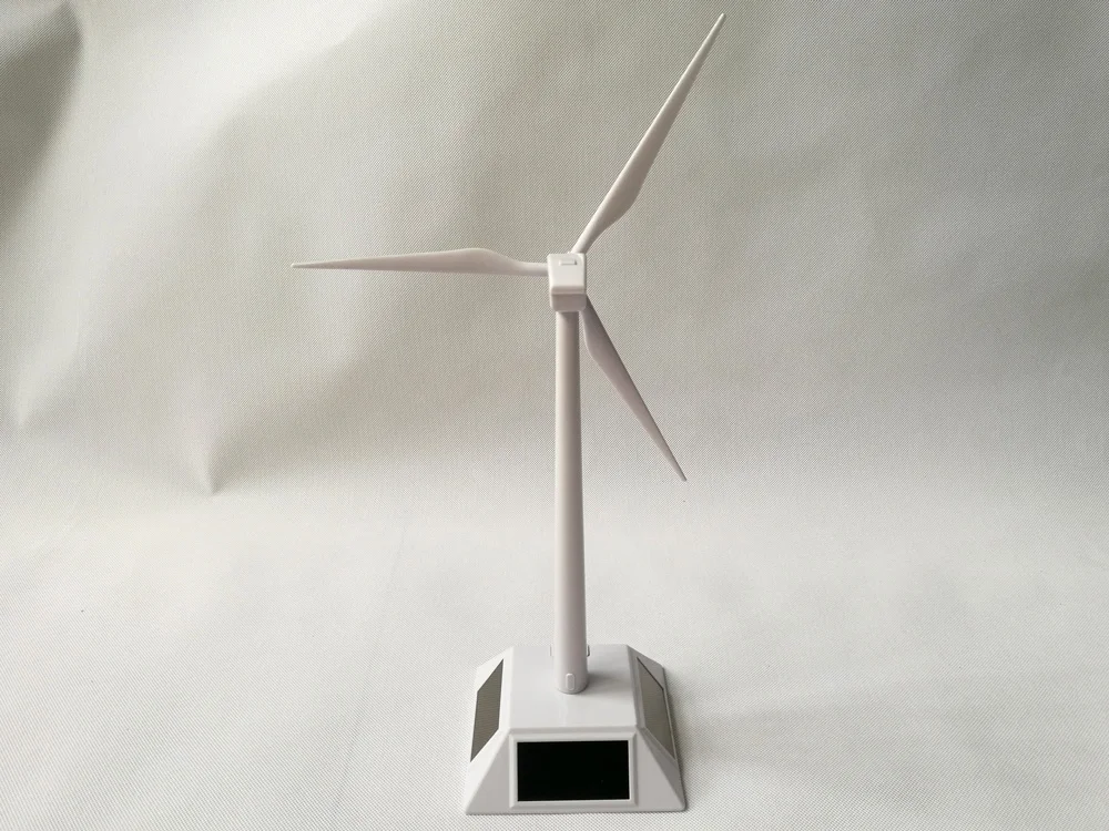 Новое поступление мини Солнечная ветряная турбина модель мини солнечная игрушка мини ветряная турбина генератор Модель на солнечных батареях ветряная мельница