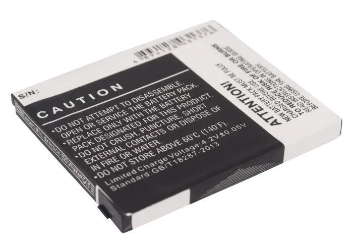 Обновленная батарея Cameron Sino для T Mobile BA S400 HD2 Leo 1300 mAh/4.81Wh|Аккумуляторы мобильных