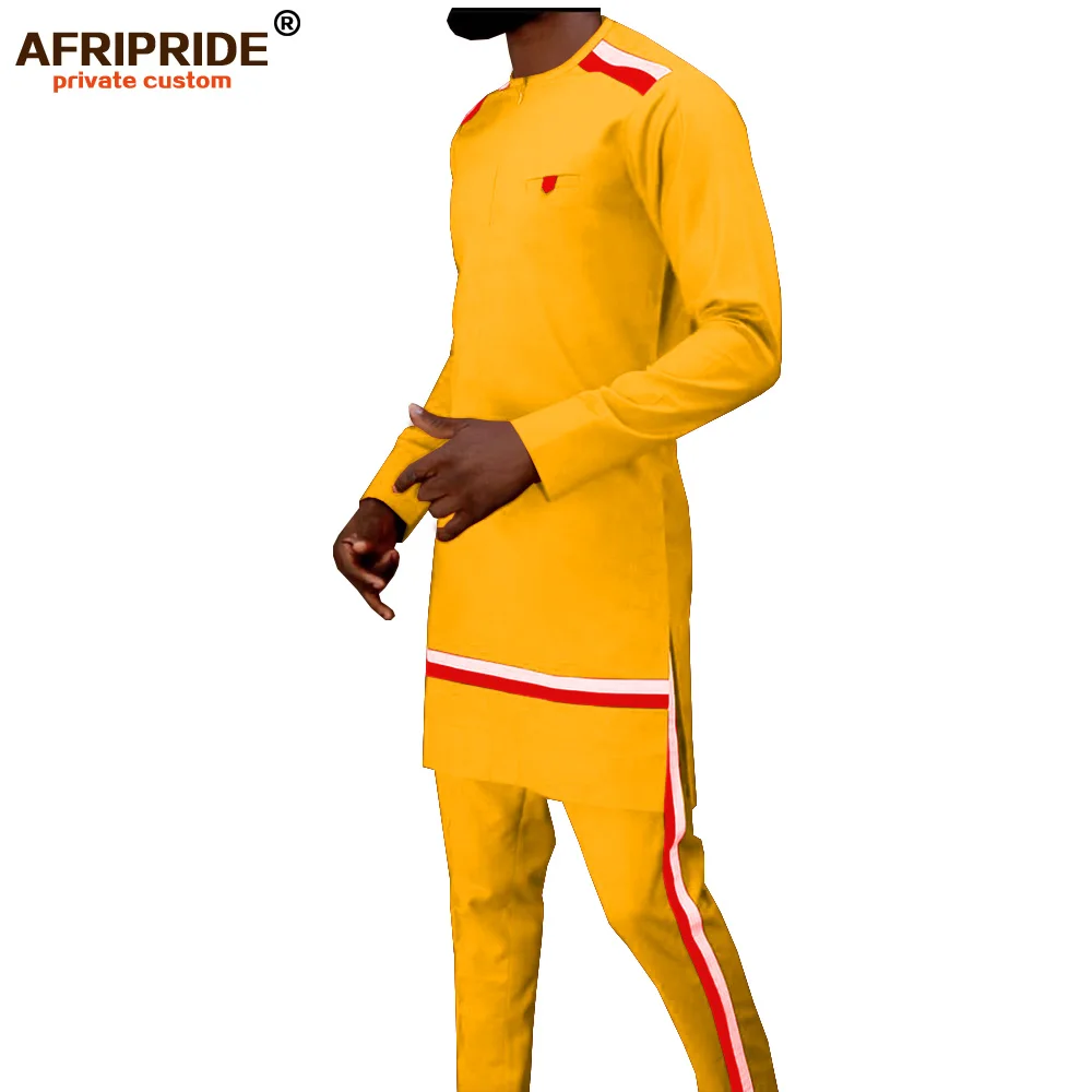 2019 мужской спортивный костюм африканский дашики пальто и блузка с длинным