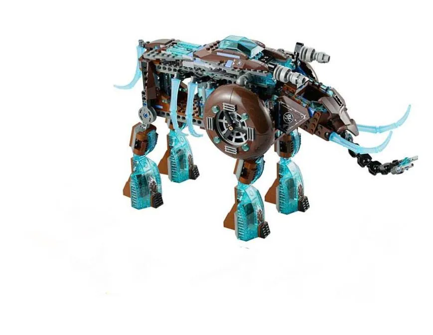 

Chimaed 70145 Maula's Ice Mammoth Stomper Building Toy 10297 Enlighten Building Blocks Kids Toys