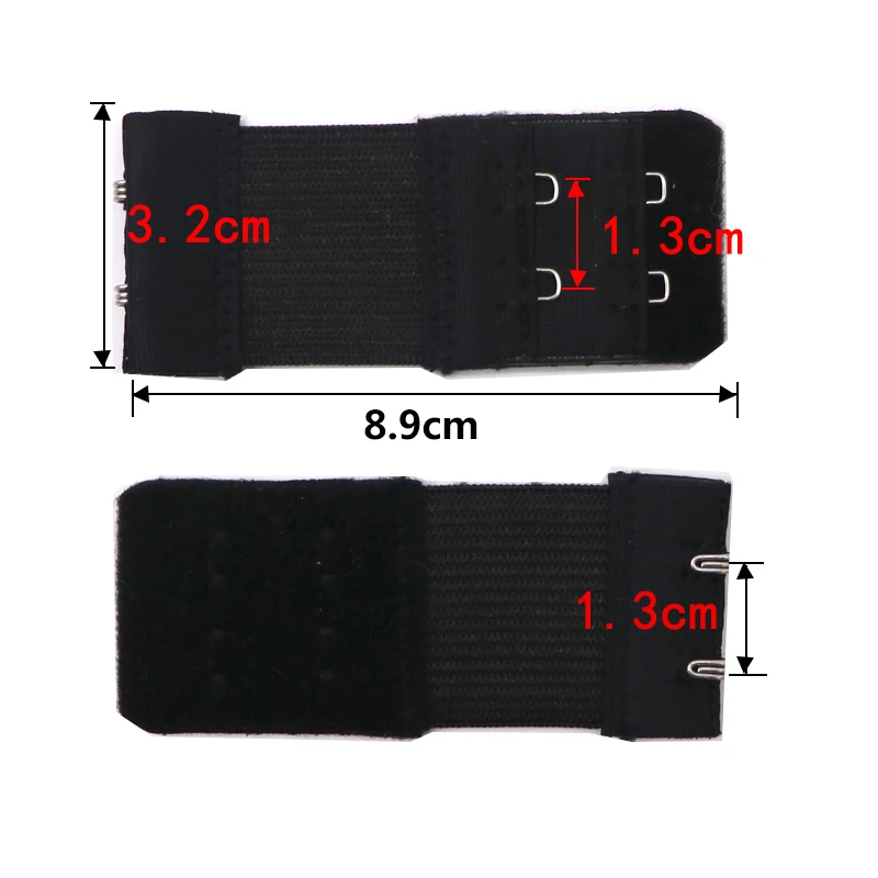 

4pcs Women Bra Extender Elastic Adjustable Lengthen Underwear Expander Clasp Button Underwear Bra Accessory Extension Belt