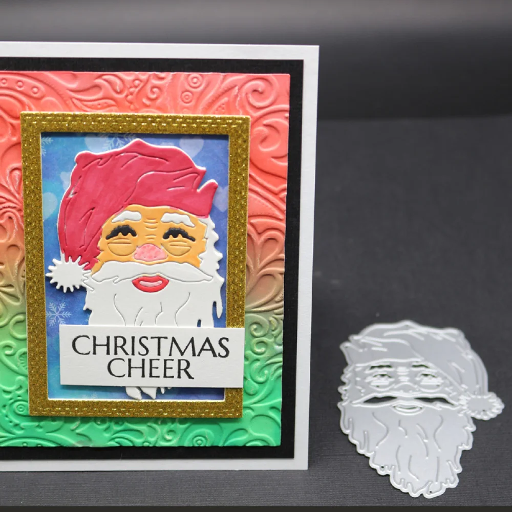 

Christmas Metal Cutting Dies Stencils DIY Scrapbooking Embossing for Santa Claus Avatar Decoration Dies Template