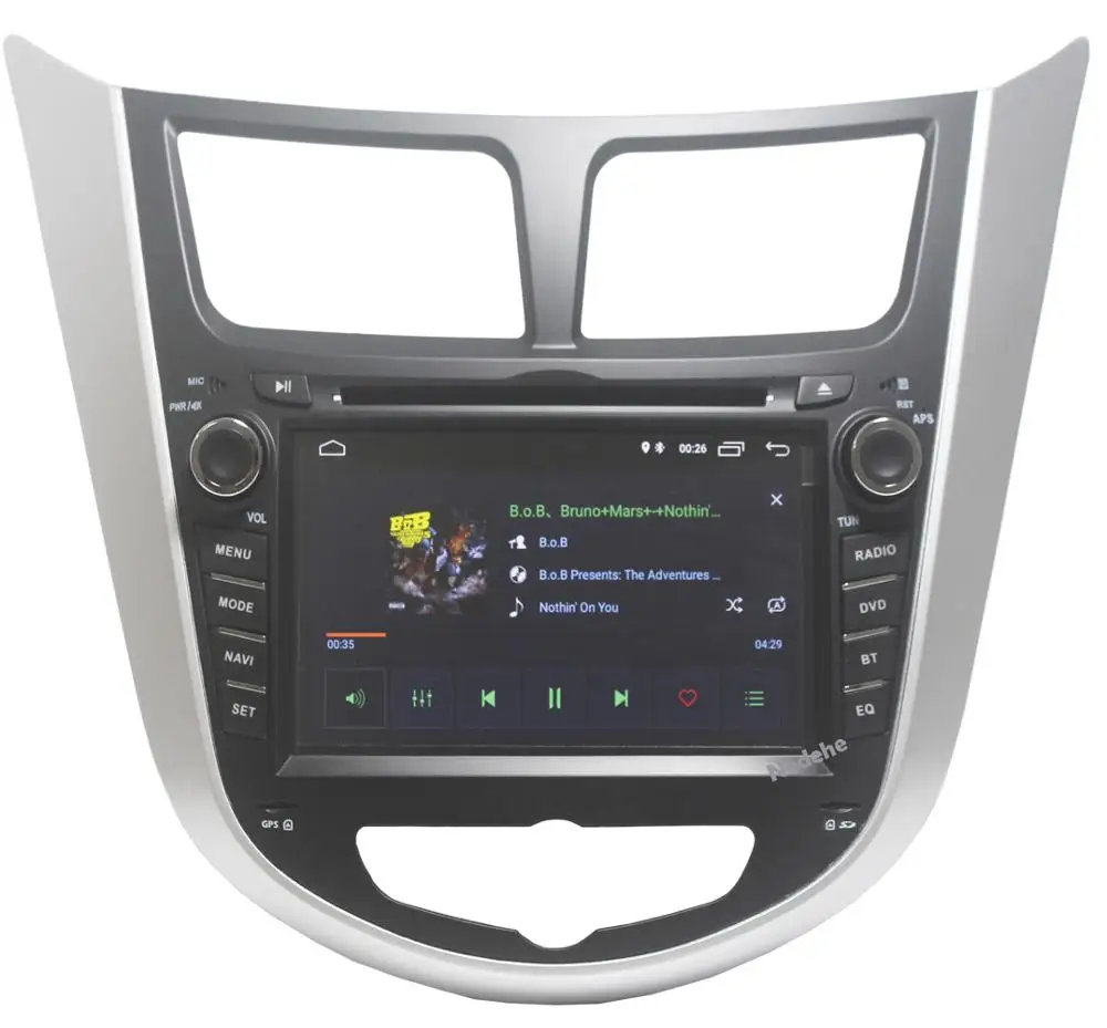 Автомагнитола 2 Din Android 10 0 DVD GPS аудио мультимедийный плеер для Hyundai Solaris Accent Verna I25