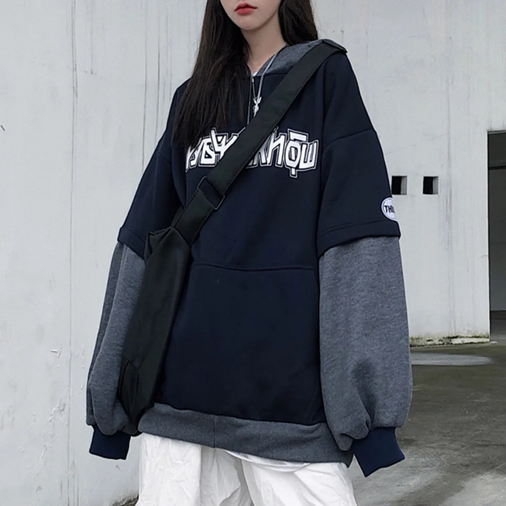 Женские зимние толстовки с капюшоном Rosetic теплые пуловеры в готическом стиле