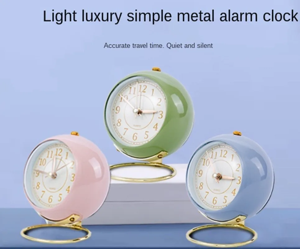 

Modern Minimalist Clock Creative Mute Children's Electronic Alarm Clock Student Bedroom