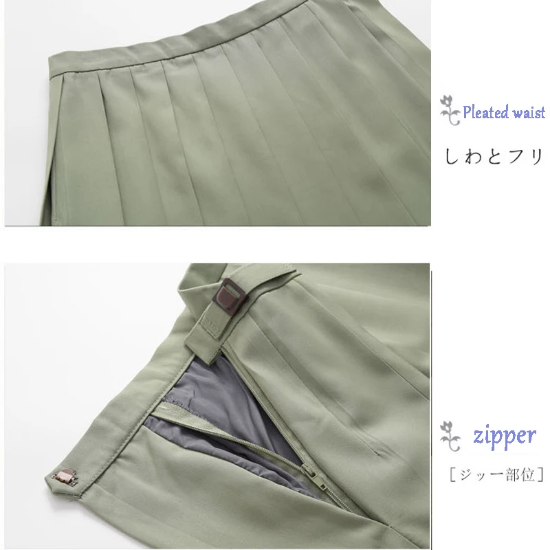 Японская униформа Черные милые матросские топы плиссированная юбка полный