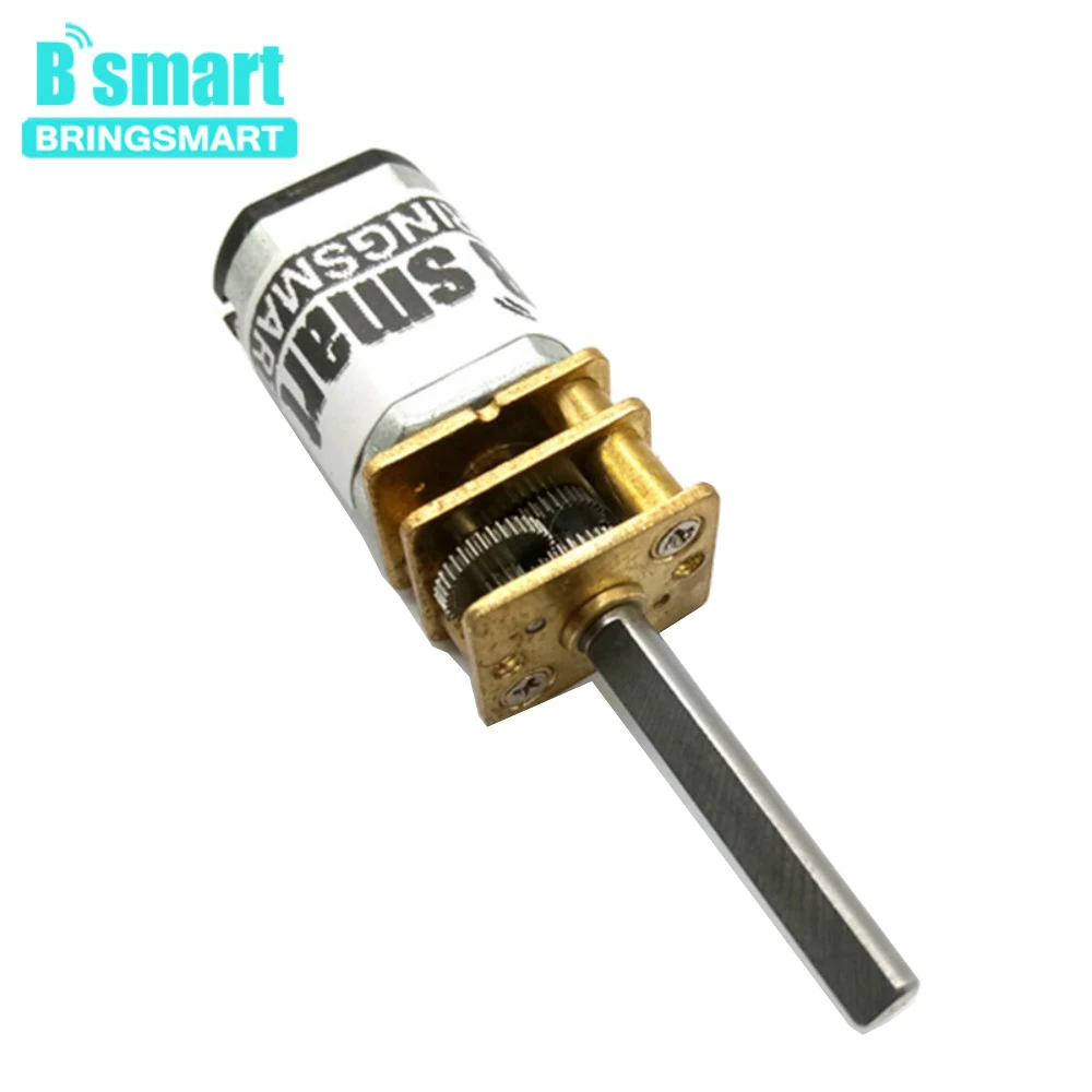 Электродвигатель редуктор Bringsmart D3 * 20 мм с длинным валом 3 в 6 12 В N20 15 600 об/мин 30 50 100