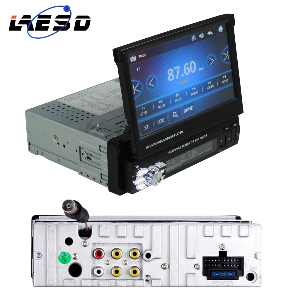 Автомагнитола LAESD 1 Din с поддержкой Bluetooth и сенсорным экраном 7