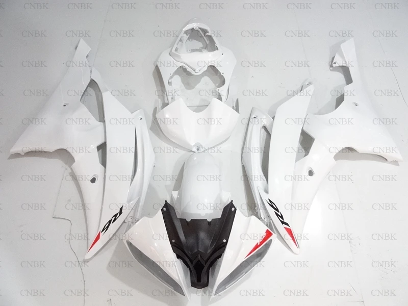 Корпус для YZFR6 2010 YZF600 R6 полный комплект 13 12 Обтекатели YAMAHA 2008 2015 белый|Полные