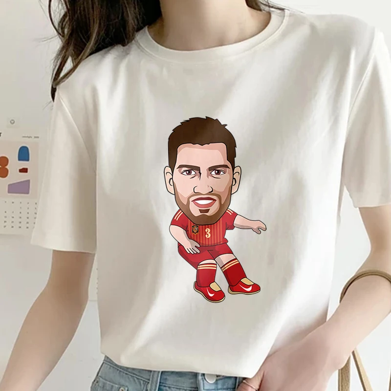 

Football Super Star Vrouw T-Shirts Trending Street Style Kpop Clothes FASHIONABLE Partner's T-shirt punk Ropa Aesthetic