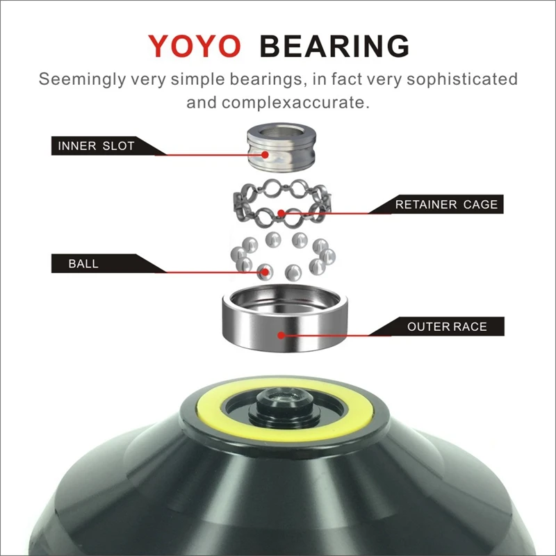 BEBOOYOYO новый металлический профессиональный набор Yoyo Yo + перчатки 3 веревки S2 Yo-Yo