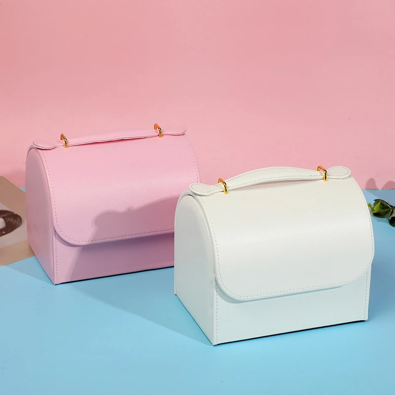 Простой ящик для хранения ювелирных изделий чехол сережек колец и ожерелий