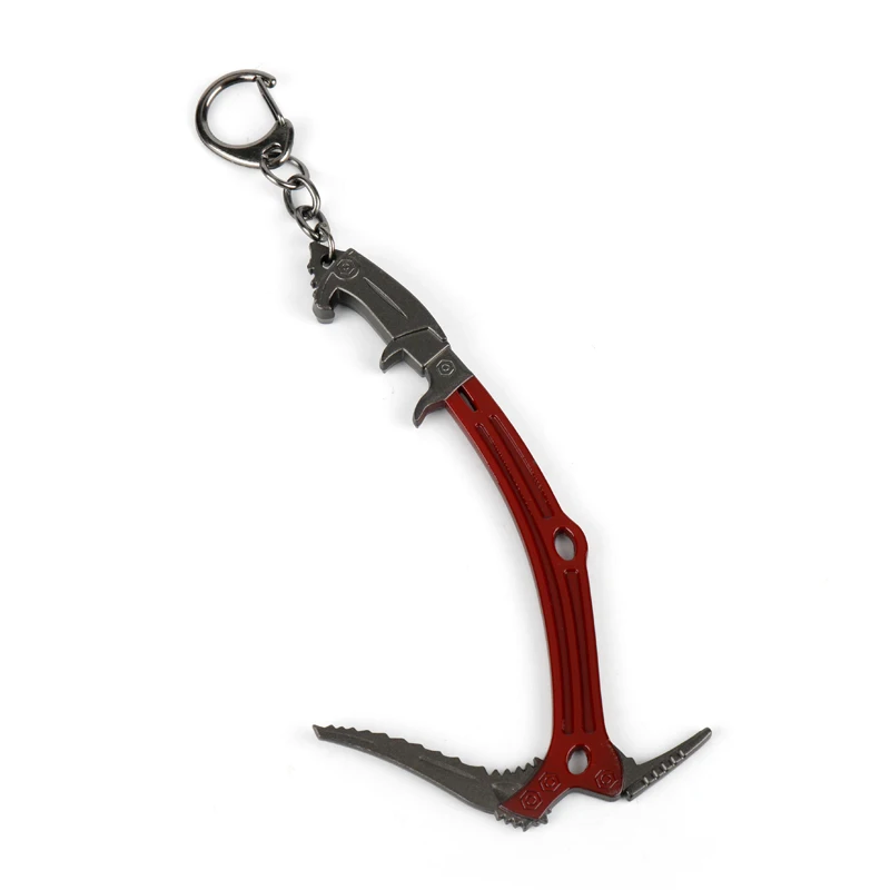 Брелок для ключей ювелирные изделия Кино игра Laura Pick axe милый ледяной брикет