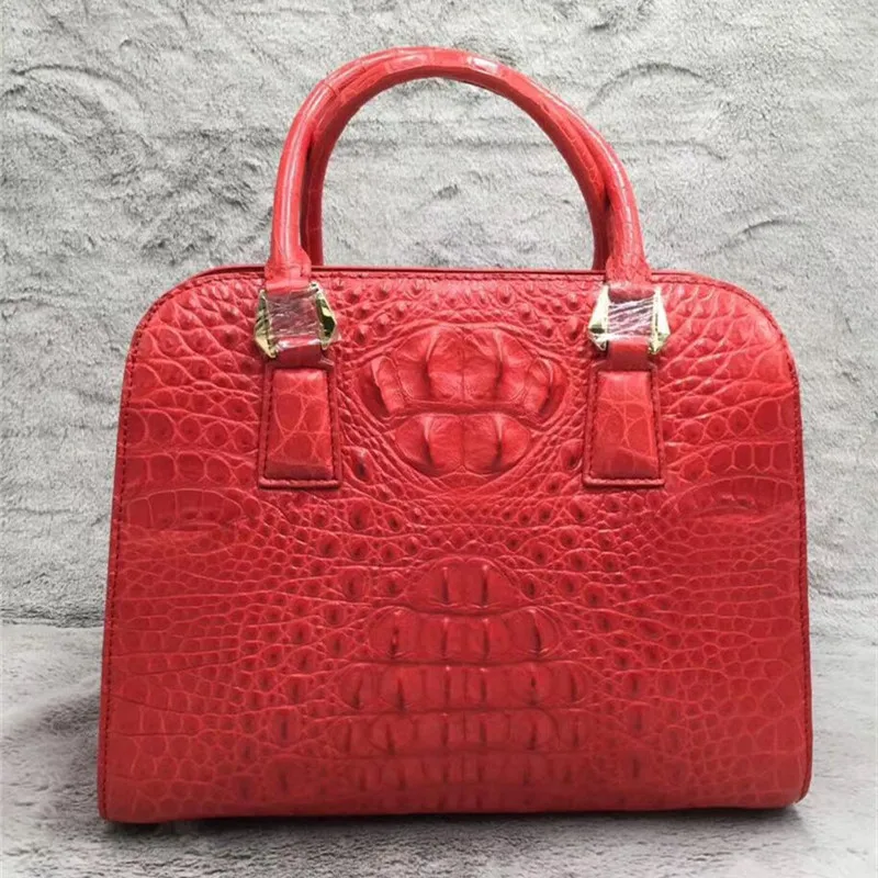 Модная дизайнерская настоящая крокодиловая кожа Женский рабочий кошелек сумка