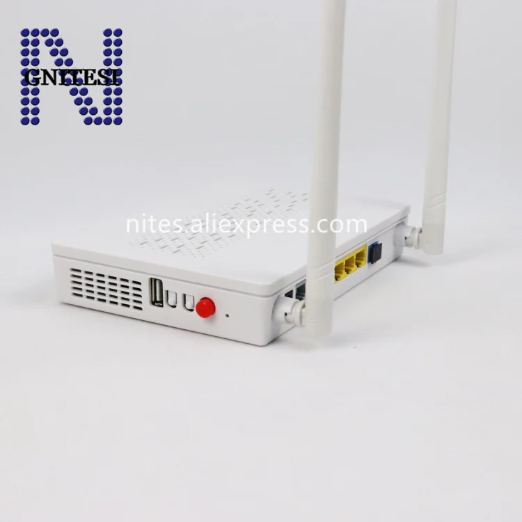 Низкая цена ONT 4GE порт 2 голоса с двухдиапазонным wifi usb 2443GE2 GPON ONU высокое качество |