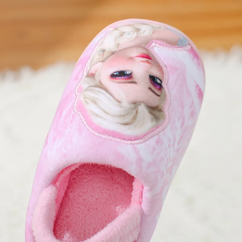 Хлопковые тапочки для девочек в стиле принцессы Холодное сердце Эльза Анна