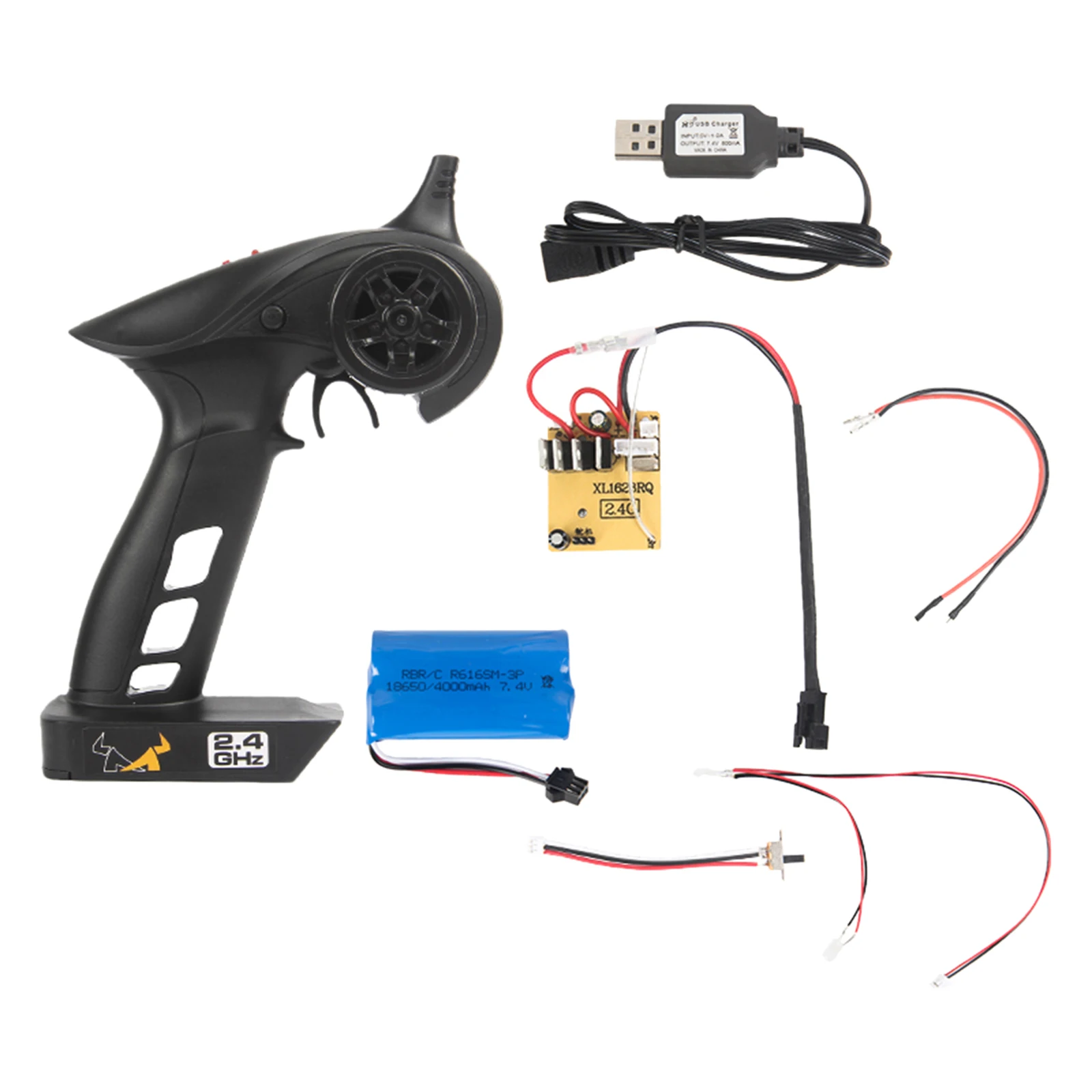 

2.4G 4CH RC Transmitter Kit for WPL B14 MN90 MN91 Vehicles Car Buggy Model DIY Accs Parts