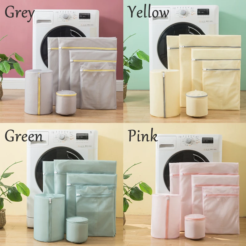 

Candy Color Laundry Bag Special Net Bag For Washing Machine Anti Deformation Underwear Bra Wool Washing Clothes Net Bag