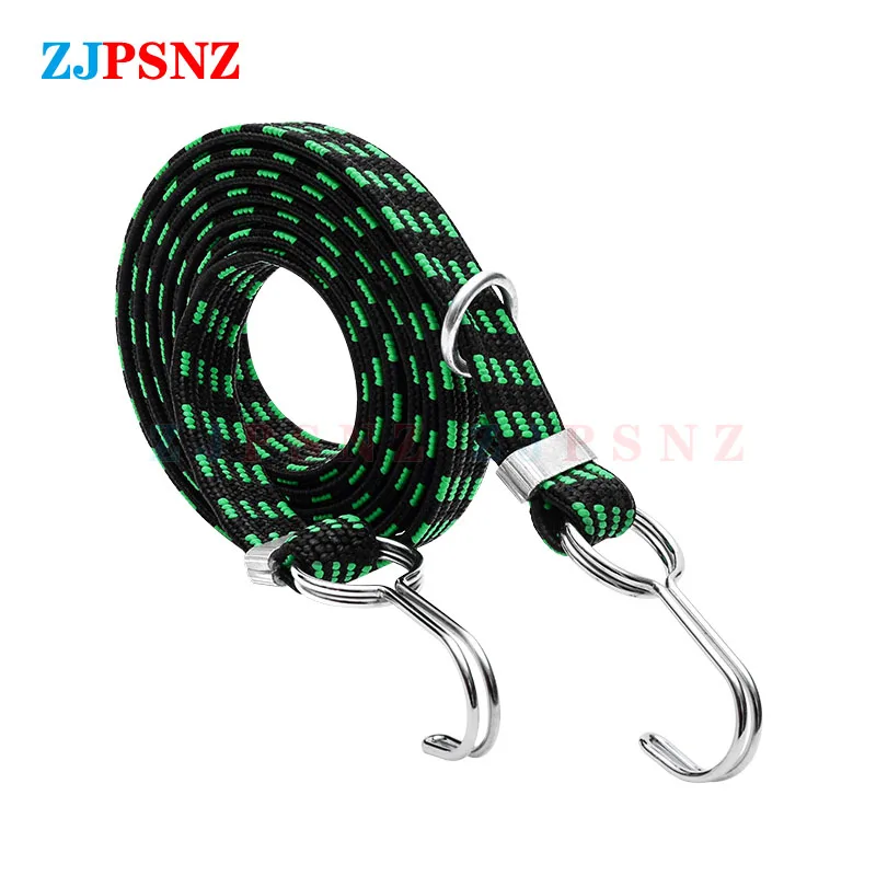 Эластичный ремешок для багажа 1 м с 2 крючками мотоцикла велосипеда высокого