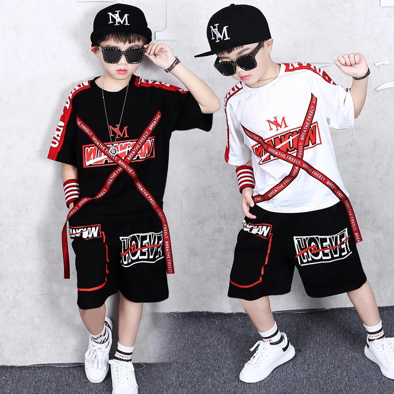 2019 Summer Toddler Baby Boys Clothing Sets Short Sleeve Korean Kids Clothes Set For Girls 3 4 5 6 7 8 910 12 Years | Детская одежда и