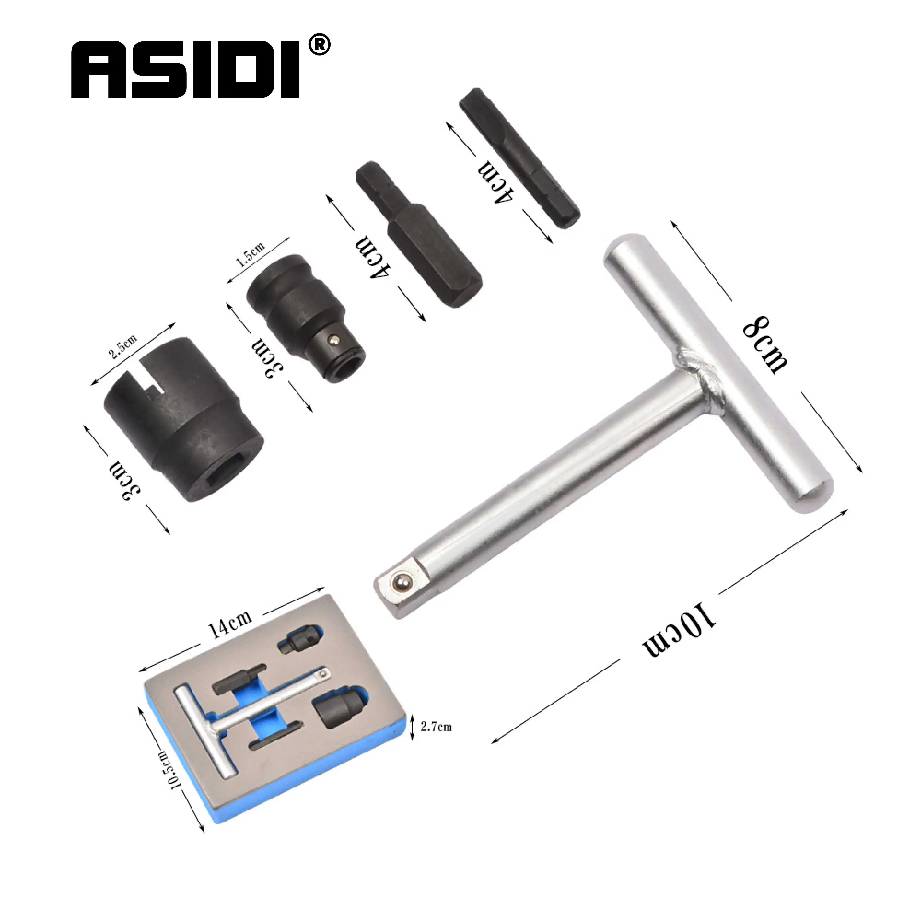 

Plastic Oil Drain Plug Driver Kit 5 Piece Set