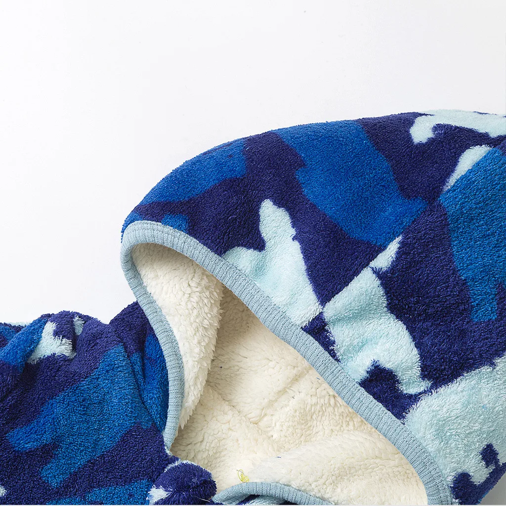 Autumn Winter Warm Jackets Boys Girl Coats Kid Zip Thick Long Sleeve Cotton Snowsuit Hoodie newborn Overcoat baby warm Clothing