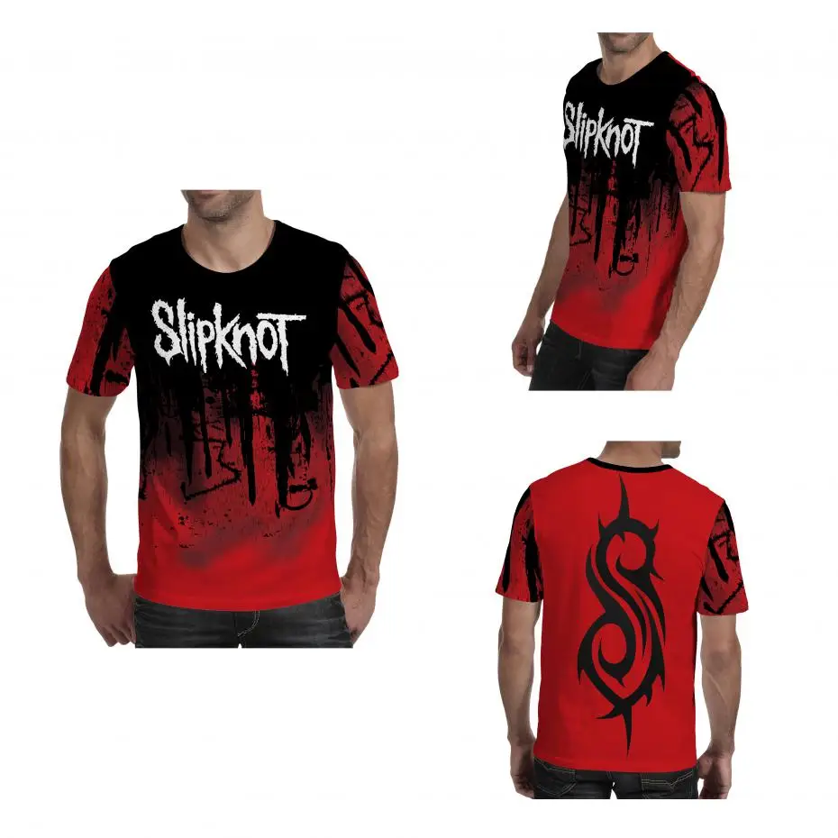 2019 Новый slipknot футболка в стиле хип хоп уличном ужасов Триллер готическом