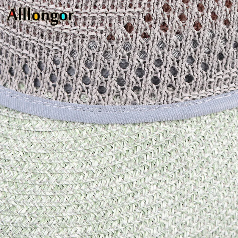 

New 2021 Summer Straw Hat For Women Wide Brim beach Cap UV Protection Visor Sun Hats Bow Korean Style Panama Floppy Sunhat