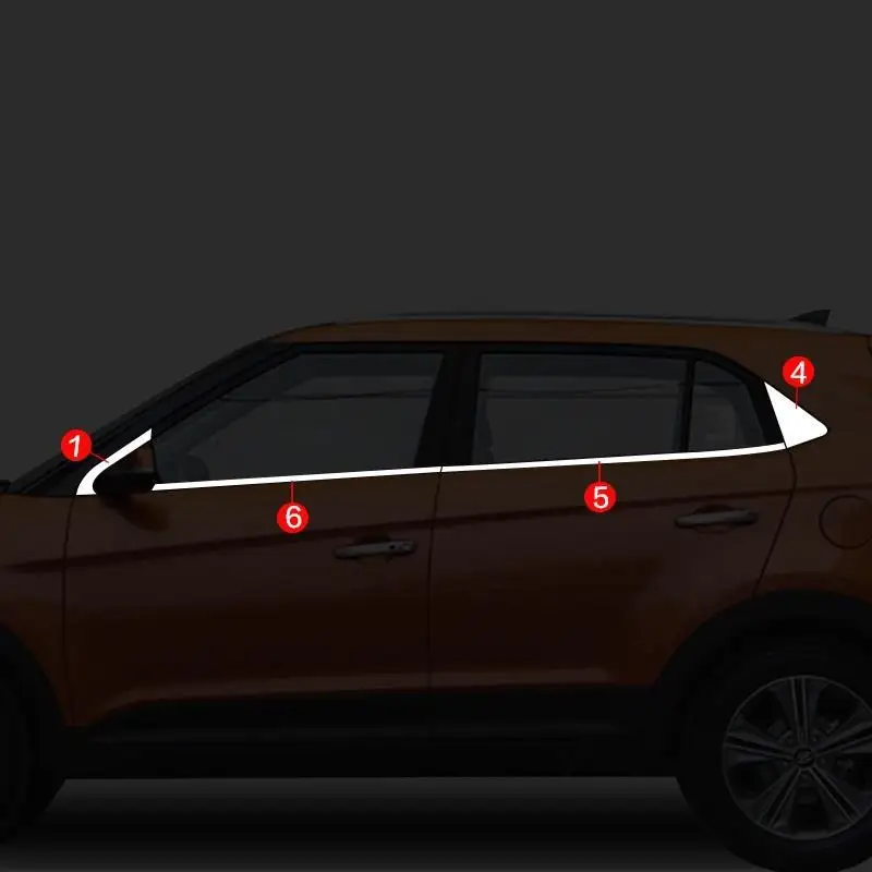Автомобильные авто хромированные модифицированные оконные наружные