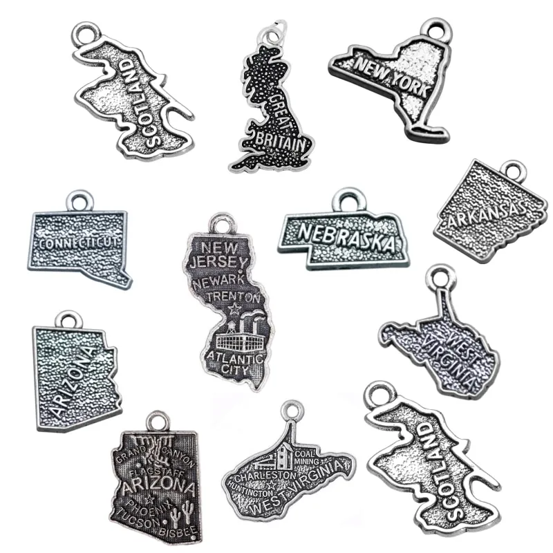 Подвески с изображением старинной серебряной карты подвески сделай сам в виде