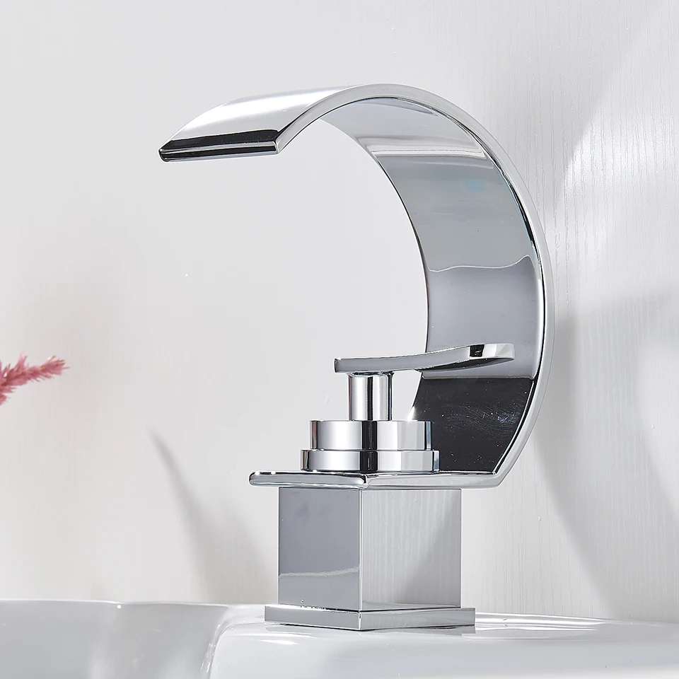 Смесители для раковины смеситель креативный водопад в ванную комнату смесители